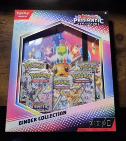 Pokemon TCG Scarlet & Violet Prismatic Evolutions Binder Collection Box. SEALED - Image 1