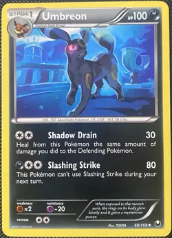 Umbreon 60/108 Dark Explorers Regular - Pokemon Card - Image 1