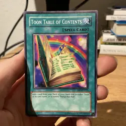 YUGIOH TOON TABLE OF CONTENTS COMMON DB2-EN121 MP - Image 1