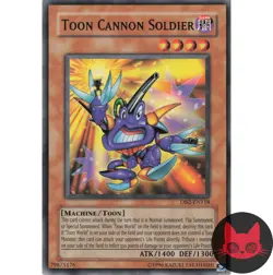 Yugioh Toon Cannon Soldier DB2-EN118 Common NM - Image 1