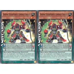 2x SAMURAI SUPERPESANTE GENERALE CORALLO • Comune • BOSH IT011 • 1Ed • Yugioh! - Image 1