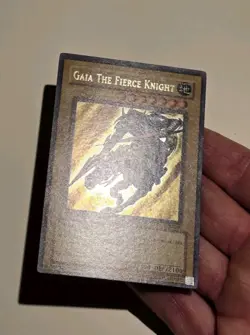 Yugioh Gaia the Fierce Knight LOB-006 Ultra Rare VLP - Image 3