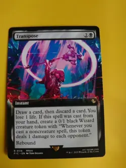 Transpose FIC Rare Instant R00119 MTG Card. - Image 1