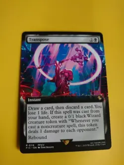 Transpose FIC Rare Instant R00119 MTG Card. - Image 2