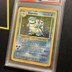 PSA 8 Blastoise 2/102 -Vintage Rare Holo Pokemon Card- Base Set - Image 2
