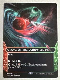 MTG / Grove of the Burnwillows / EOS / #17 / Regular (Borderless) / Mythic / NM - Image 1