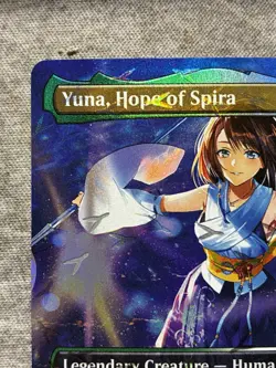 Yuna, Hope of Spira 0571 (Borderless) (Chocobo Track Foil) Final Fantasy English - Image 2