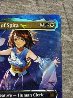 Yuna, Hope of Spira 0571 (Borderless) (Chocobo Track Foil) Final Fantasy English - Image 3