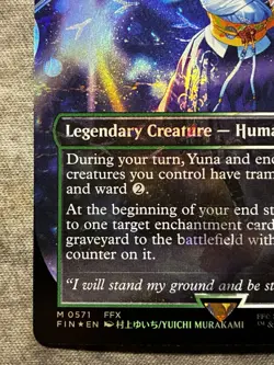 Yuna, Hope of Spira 0571 (Borderless) (Chocobo Track Foil) Final Fantasy English - Image 4