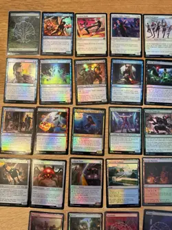 Magic the Gathering Marvel's Spider-Man 37 CARD LOT Foil Pack Fresh No Duplicate - Image 3