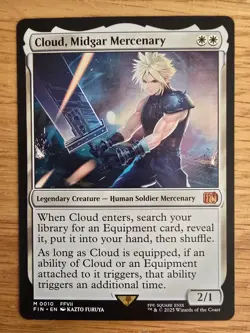 MTG Final Fantasy Cloud, Midgar Mercenary non-foil NM - Image 1