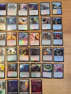 Magic the Gathering Marvel's Spider-Man 56 CARD LOT Foil Pack Fresh No Duplicate - Image 2