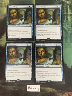 4x MTG Control Magic - Eternal Masters (EMA) (Playset) - Image 1