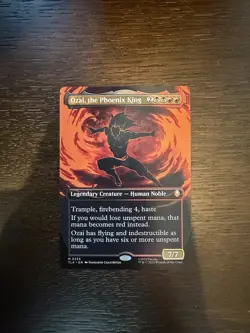 ​MTG Ozai, the Phoenix King #335 Borderless Alt Art | Avatar: The Last Airbender - Image 1
