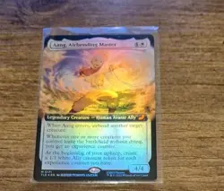 Aang, Airbending Master Extended Art FOIL Avatar: The Last Airbender MTG MINT - Image 1