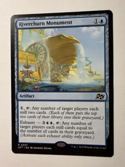 MTG Magic the Gathering Riverchurn Monument (57/568) Aetherdrift DFT - Image 1