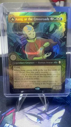 Aang, at the Crossroads (Showcase)- Avatar: The Last Airbender- (Foil)(NM) - Image 1