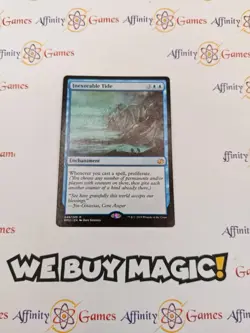MTG | Inexorable Tide | MM2| Regular | Heavily Played | English - Image 1
