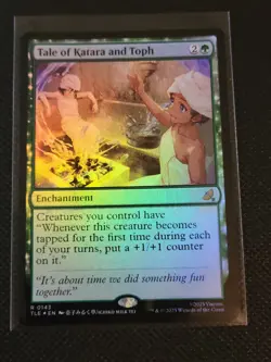 Tale of Katara and Toph (Foil) - #143 - Rare - Avatar: The Last Airbender - Image 1