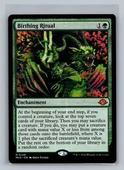 Magic the Gathering Birthing Ritual Modern Horizons 3 Mythic - Image 1