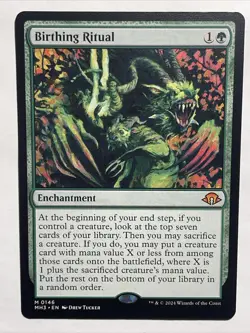 MTG Birthing Ritual Modern Horizons 3 0146 Regular Mythic - Image 1