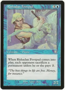 MTG Rishadan Footpad Mercadian Masques Uncommon LP - Image 1