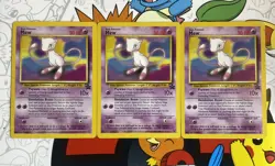 Pokemon #8 Mew - Black Star Promo - 3 Card Lot LP - Image 1