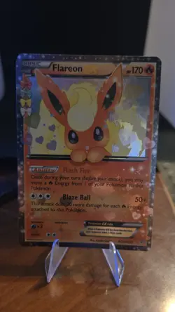 Pokemon Flareon EX RC6/RC32 Generations: Radiant Collection Holo LP - Image 1