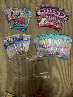 Pokemon Japanese Booster Pack Lot 30 Total Packs T - Image 1