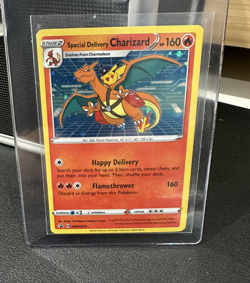 NM Special Delivery Charizard SWSH075 Sword & Shield Promo - Pokemon Card - Image 1