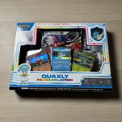 Pokemon TCG Quaxly Paldea Collection Box w/ Foil Promo & Pin sealed - Image 1