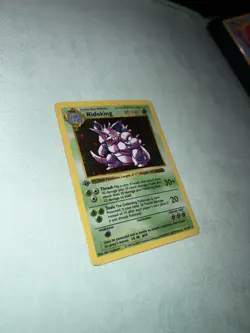 Pokemon 1st Edition Base Set Shadowless Nidoking 11/102 Holo Rare - Image 3