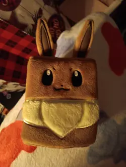 Pokemon Plush Deck Box Case Eevee Card Pokemon Center Brand New - Image 1
