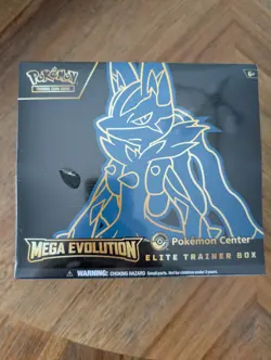 Pokemon Center Mega Evolution ETB - Lucario - Sealed - See Description - Image 1