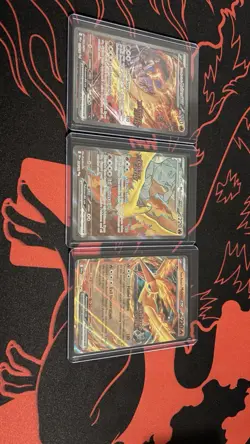 Team Rocket's Moltres ex Destined Rivals Stamp UPC Set Pokemon TCG 229/182 NM x3 - Image 1