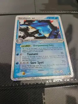 Pokemon TCG Feraligatr EX Holo Rare Card 103/115 Unseen Forces - Image 3
