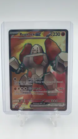 Regirock ex 214/182 Ultra Rare Full Art NM Pokemon TCG SV10: Destined Rivals - Image 1