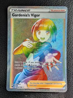 Gardenia's Vigor - 202/189 Astral Radiance (Pokemon) Secret Rainbow Rare - Image 1