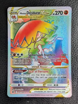Hisuian Decidueye VSTAR - 195/189 Astral Radiance (Pokemon) Secret Rainbow Rare - Image 1