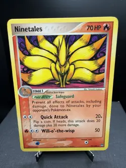 Pokemon TCG Power Keepers Ninetales 19/108 Regular Non Holo Rare LP - Image 1