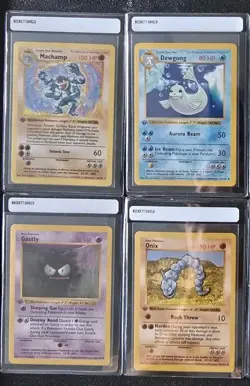 Pokemon Shadowless First Edition Base Set Lot Of 8 Cards Holo Staru Light Stamp - Image 2