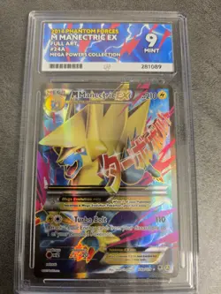 M Manectric EX 24a/119 Phantom Forces Ultra Rare Full Art Pokemon ACE 9 MINT - Image 1