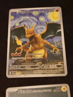 4 Starry Night Pokemon x Van Gogh Promo Card - NM - Image 3