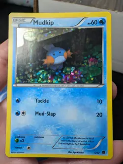 Pokemon TCG Mudkip Holo McDonald's 2015 Promo 5/12 LP - Image 1