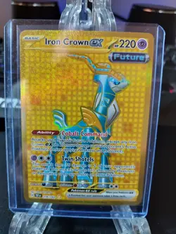 Iron Crown ex 216/162 Sv05: Temporal Forces Holo - Pokemon TCG - Near Mint - Image 1
