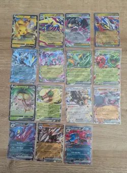 Pokemon 15 Cards Ex Lot & Pikachu NM/M (FREE SHIPPING!!!!!!) (Lot #2) - Image 1