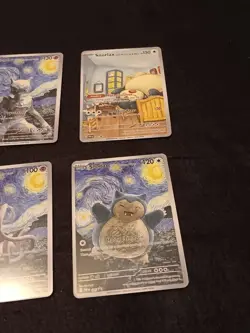 6 Starry Night Pokemon x Van Gogh Promo Card - NM - Image 4