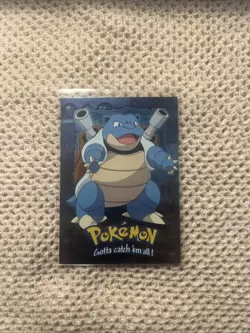 1999 Topps Pokemon Movie Blastoise #E9 Foil NM (Blue Logo) - Image 1
