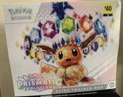 Pokemon TCG Scarlet & Violet Prismatic Evolutions Elite Trainer Box ETB SEALED - Image 1