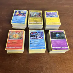 Pokemon Evolving Skies Bulk Lot 700+ Common , Uncommon Holo/ Rh Sword And Shield - Image 1